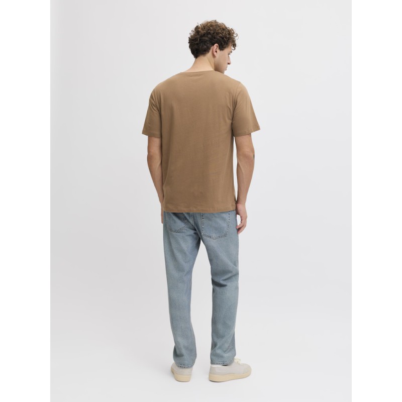 JACK & JONES Theo S/S T-shirt - Coca Mocha
