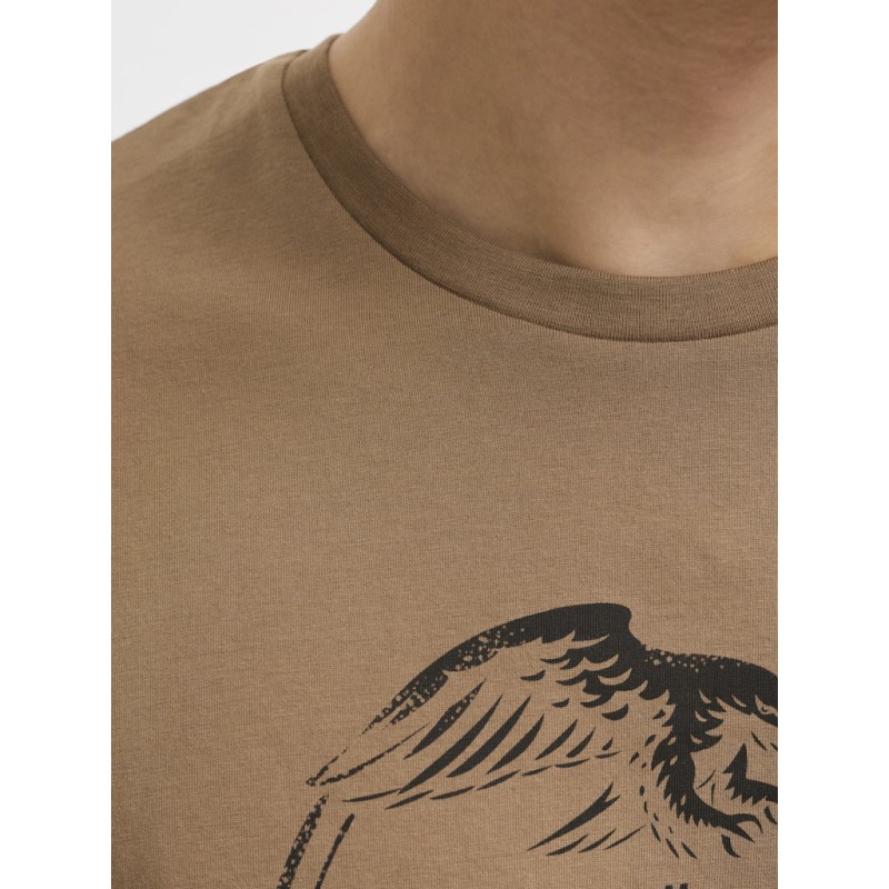 JACK & JONES Theo S/S T-shirt - Coca Mocha