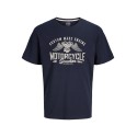 JACK & JONES Theo S/S T-shirt - Navy Blazer