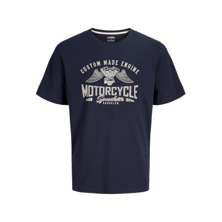 JACK & JONES Theo S/S T-shirt - Navy Blazer