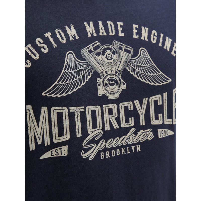 JACK & JONES Theo S/S T-shirt - Navy Blazer