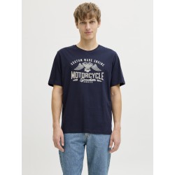 JACK & JONES Theo S/S T-shirt - Navy Blazer