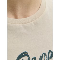 JACK & JONES Theo S/S T-shirt - Whitecap Gray
