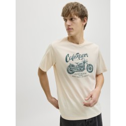 JACK & JONES Theo S/S T-shirt - Whitecap Gray