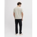 JACK & JONES Theo S/S T-shirt - White Melange