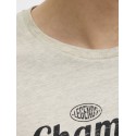 JACK & JONES Theo S/S T-shirt - White Melange