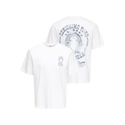 ONLY & SONS Fred Relaxed S/S Print T-shirt - Bright White / Conichiwa Toad