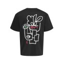ONLY & SONS Fred Relaxed S/S Print T-shirt - Sort