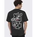 ONLY & SONS Fred Relaxed S/S Print T-shirt - Sort