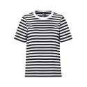 PIECES Ria kortærmet stribet t-shirt  - Sort