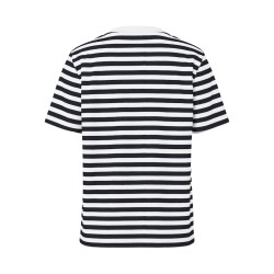 PIECES Ria S/S Stribet T-shirt - Sort