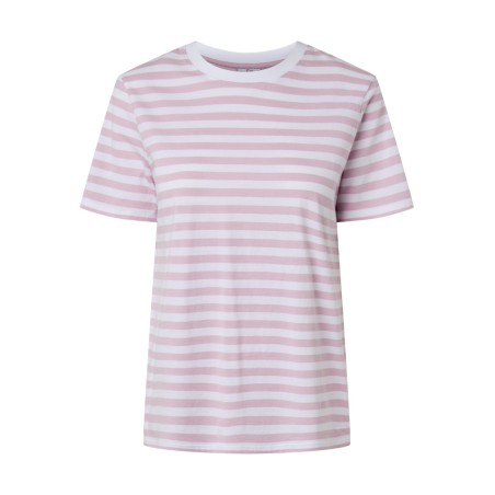 PIECES Ria S/S Stribet T-shirt - Winsome Orchid