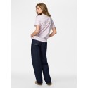 PIECES Ria S/S Stribet T-shirt - Winsome Orchid