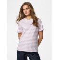 PIECES Ria S/S Stribet T-shirt - Winsome Orchid