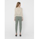 JDY New Sun 3/4 Cropped Strik Pullover - Tapioca