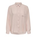 JDY Maka L/S Hør Skjorte - Chalk Pink