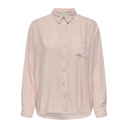 JDY Maka L/S Hør Skjorte - Chalk Pink