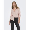 JDY Maka L/S Hør Skjorte - Chalk Pink
