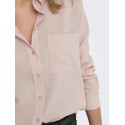 JDY Maka L/S Hør Skjorte - Chalk Pink