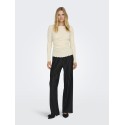 ONLY Ella L/S Ruching Bluse - Birch