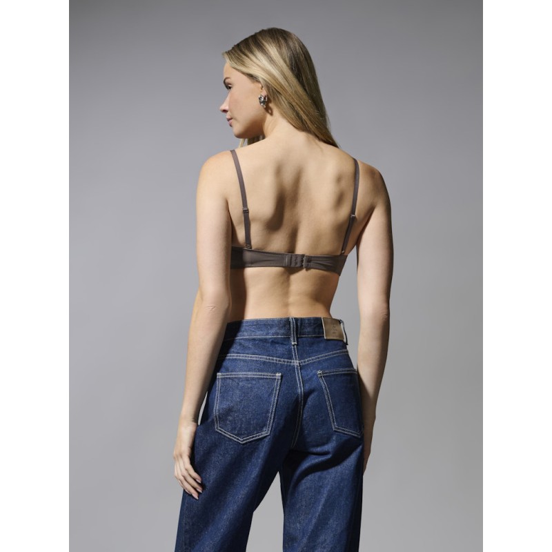 ONLY Tracy Laura Formstøbt BH - Seal Brown