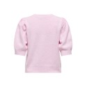 ONLY Rica 2/4 Strik Pullover - Pink-A-Boo