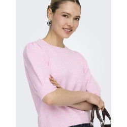 ONLY Rica 2/4 Strik Pullover - Pink-A-Boo