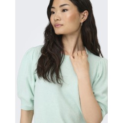 ONLY Rica 2/4 Strik Pullover - Mist Green