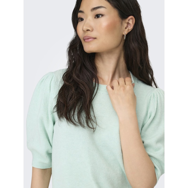 ONLY Rica 2/4 Strik Pullover - Mist Green