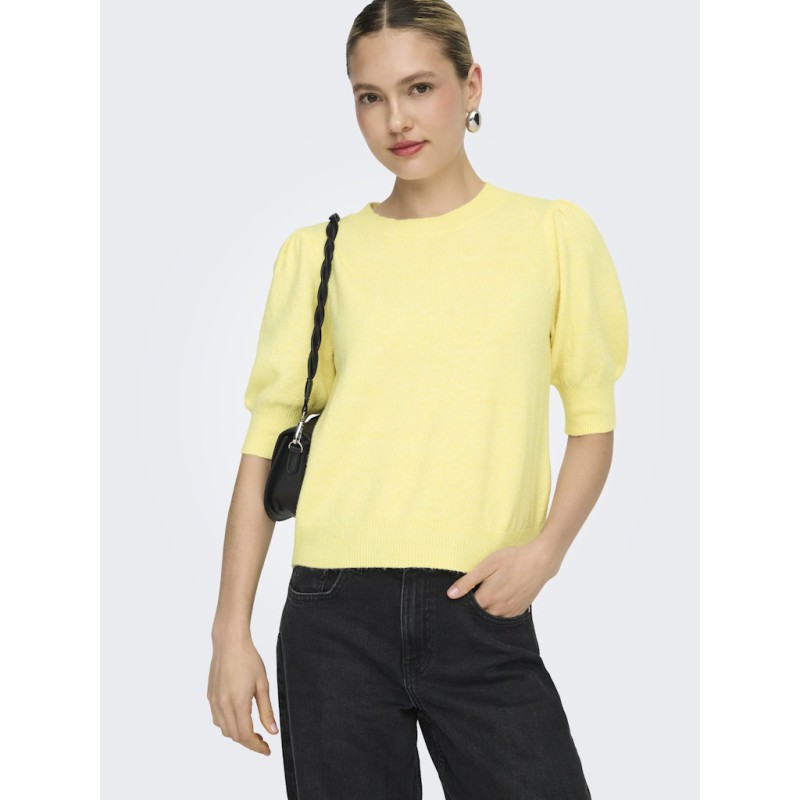 ONLY Rica 2/4 Strik Pullover - Double Cream