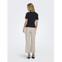 ONLY Tenna Rund Hals S/S Top - Sort
