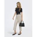 ONLY Tenna Rund Hals S/S Top - Sort