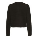 JDY Chloe strikcardigan - Chocolate Torte