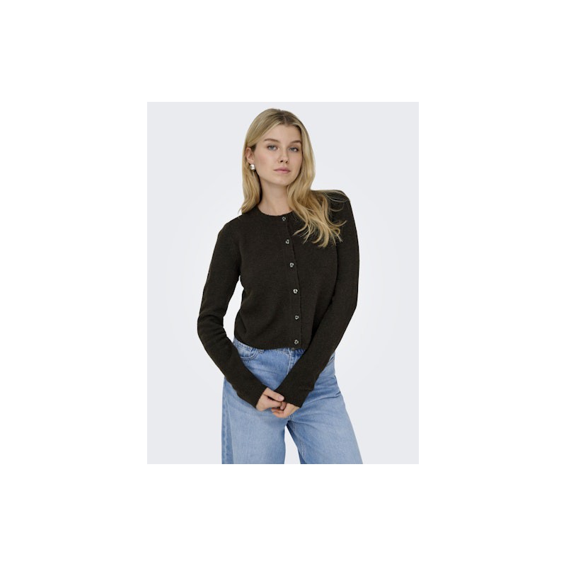 JDY Chloe Strik Cardigan - Chocolate Torte