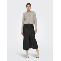 JDY Chloe strikcardigan - Turtledove Melange