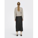JDY Chloe strikcardigan - Turtledove Melange