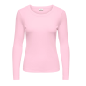 JDY Lucky L/S O-Neck Top - Ballerina