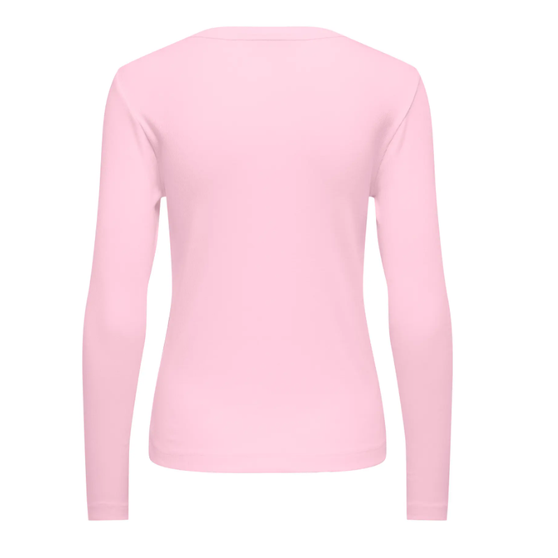 JDY Lucky L/S O-Neck Top - Ballerina