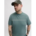 JACK & JONES Plus Fusion Chest Brand T-shirt - North Atlantic