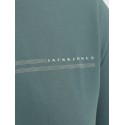 JACK & JONES Plus Fusion Chest Brand T-shirt - North Atlantic