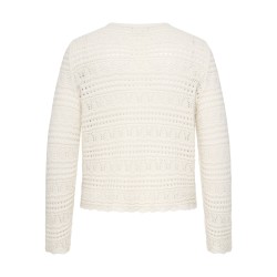 ONLY CARMAKOMA Elke L/S Strik Pullover - Birch
