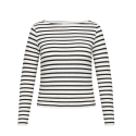 ONLY CARMAKOMA Luca L/S Boatneck Top - Cloud Dancer
