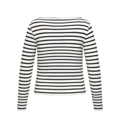 ONLY CARMAKOMA Luca L/S Boatneck Top - Cloud Dancer