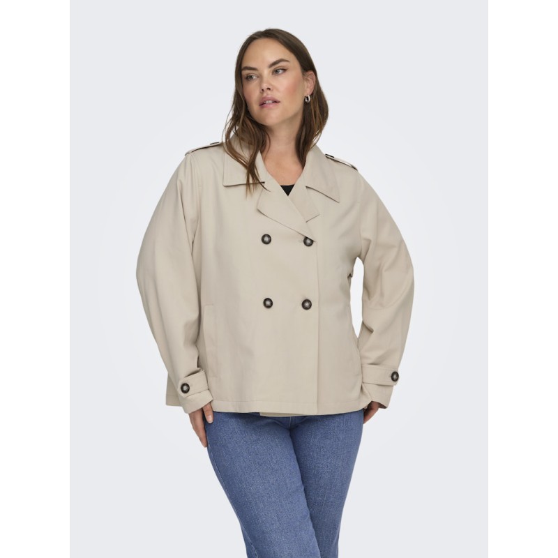 ONLY CARMAKOMA Hannah Kort Frakke - Humus