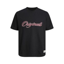 JACK & JONES Plus Nantucket Broderi T-shirt - Sort