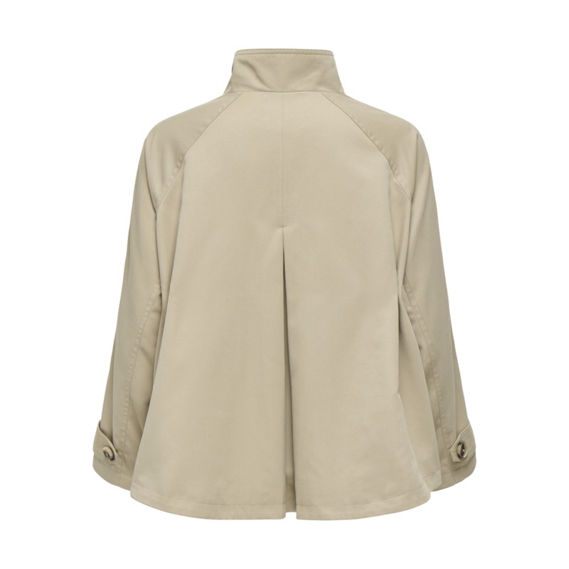 ONLY Nana Cape Jakke - Silver Mink