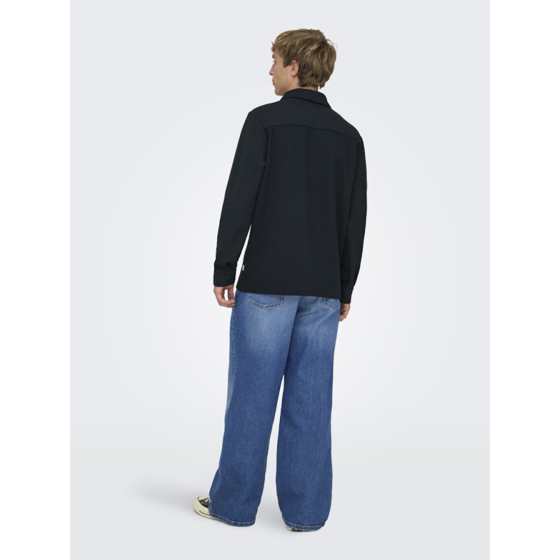 ONLY & SONS Kodyl Sweat Overshirt - Dark Navy