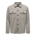 ONLY & SONS Kodyl Sweat Overshirt - Vintage Khaki