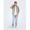 ONLY & SONS Kodyl Sweat Overshirt - Vintage Khaki