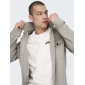 ONLY & SONS Kodyl Sweat Overshirt - Vintage Khaki